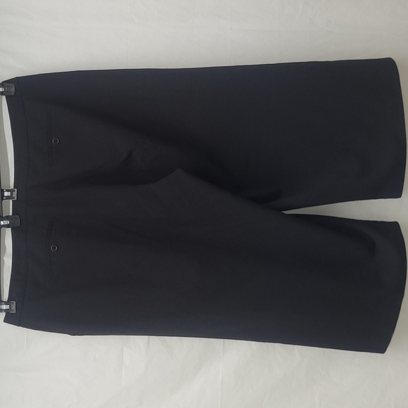 Worthington Black Culottes  Stretchy Wide Leg Cropped Palazzo Pants 22W Pockets - Picture 6 of 16